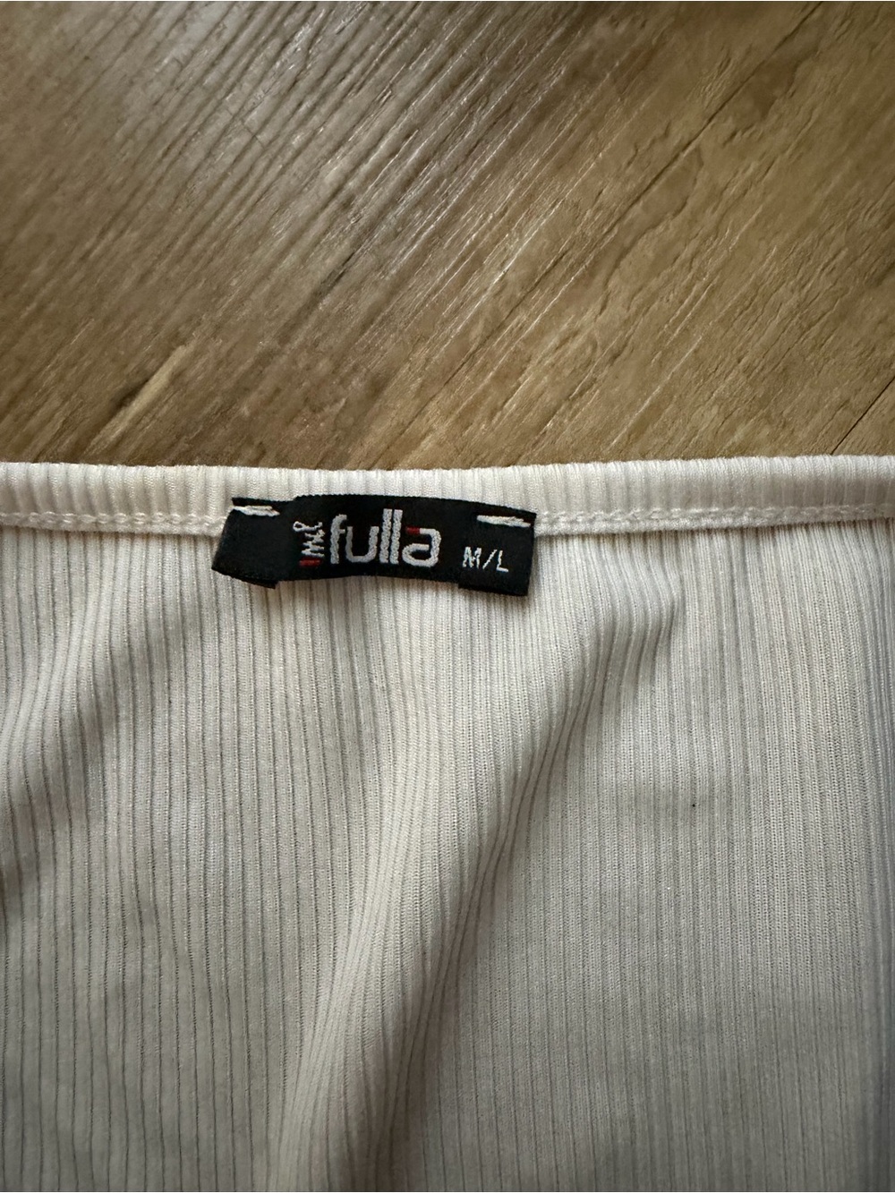 White Ribbed Zip-Front Tank Top - Picture 3 of 3